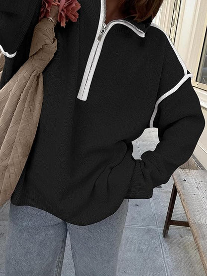 Casual Knit Pullover Sweater