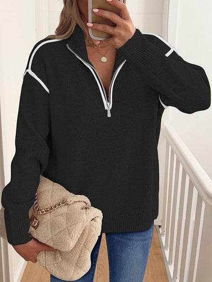 Casual Knit Pullover Sweater